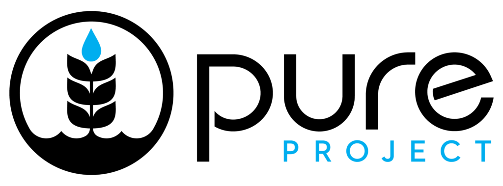the logo for pure project.