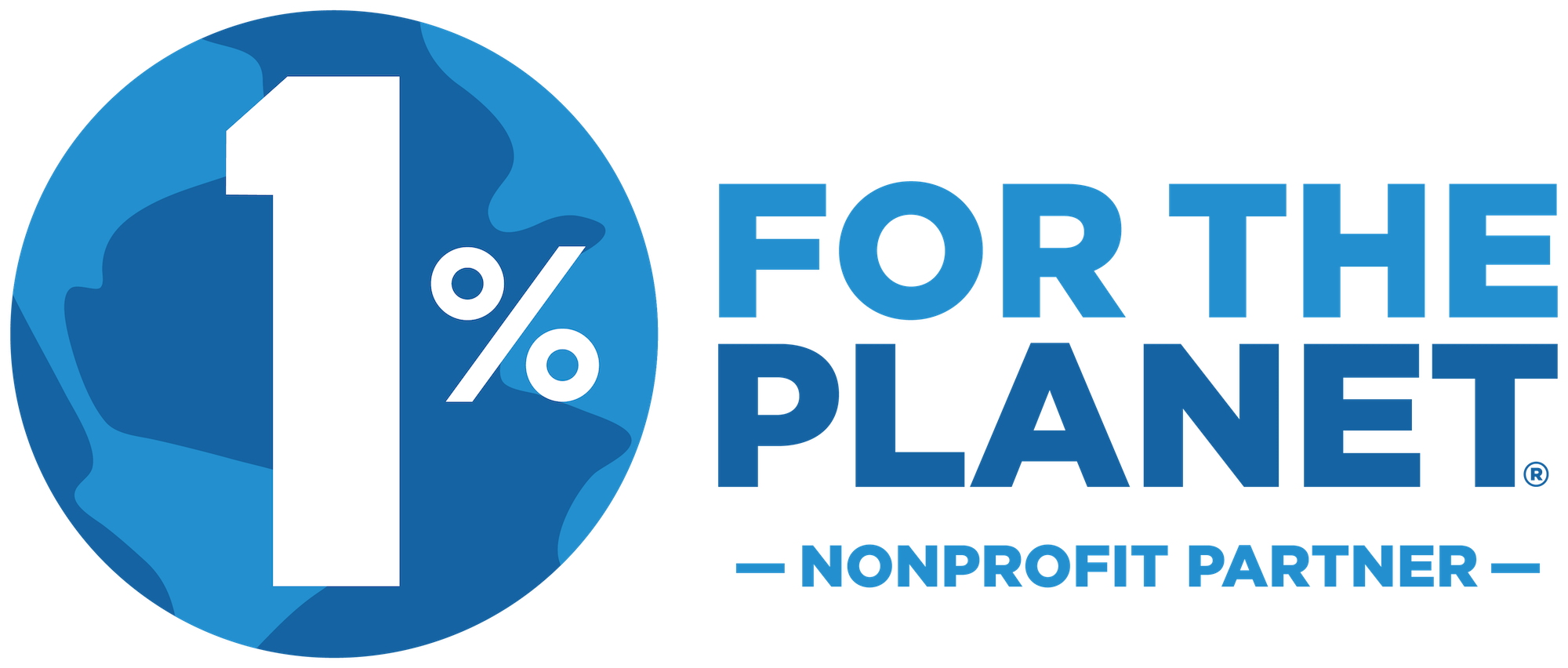 1 percent for the planet logo