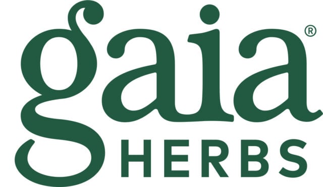 the logo for gaia herbs.