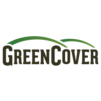 the greencover logo on a white background.