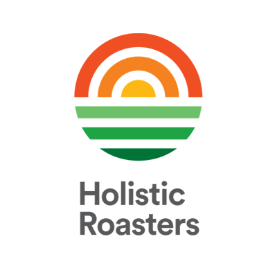 the logo for holstic roasters.