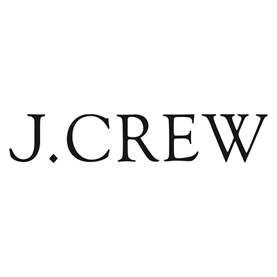 the j crew logo on a white background.