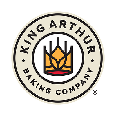 the logo for king arthur baking company.