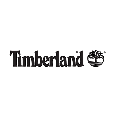 a black and white photo of a logo for timberland.