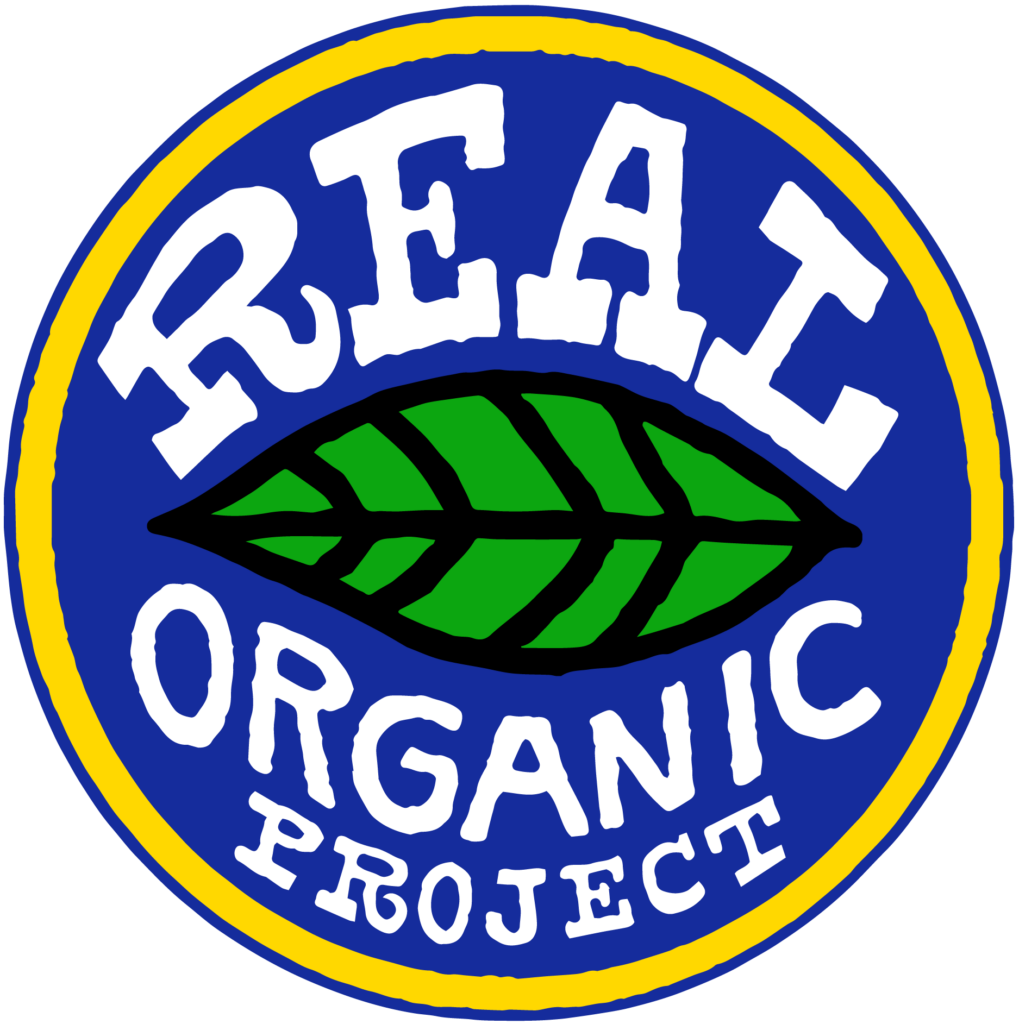 The Real Organic Project logo with a focus on regenerative agriculture.