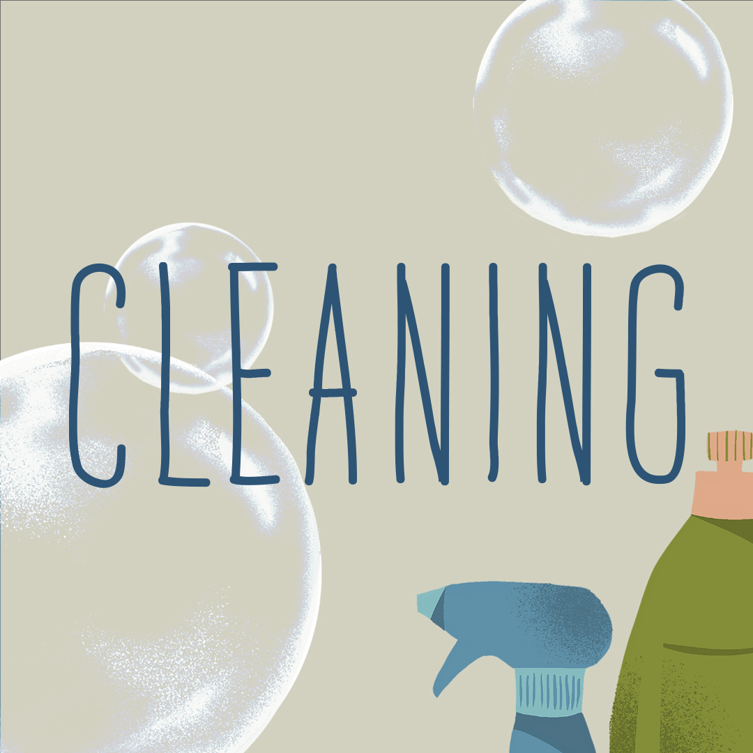 Cleaning purchasing guide graphic