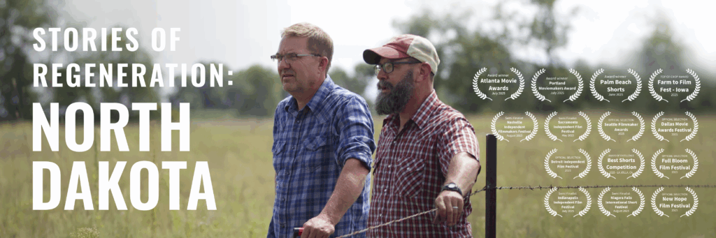 Kiss the Ground's Mini-Documentary film poster with awards