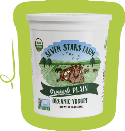 Seven Star Farm yogurt tub