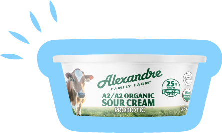 Alexandre Family Farm sour cream tub