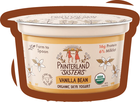 Painterland Sisters yogurt tub