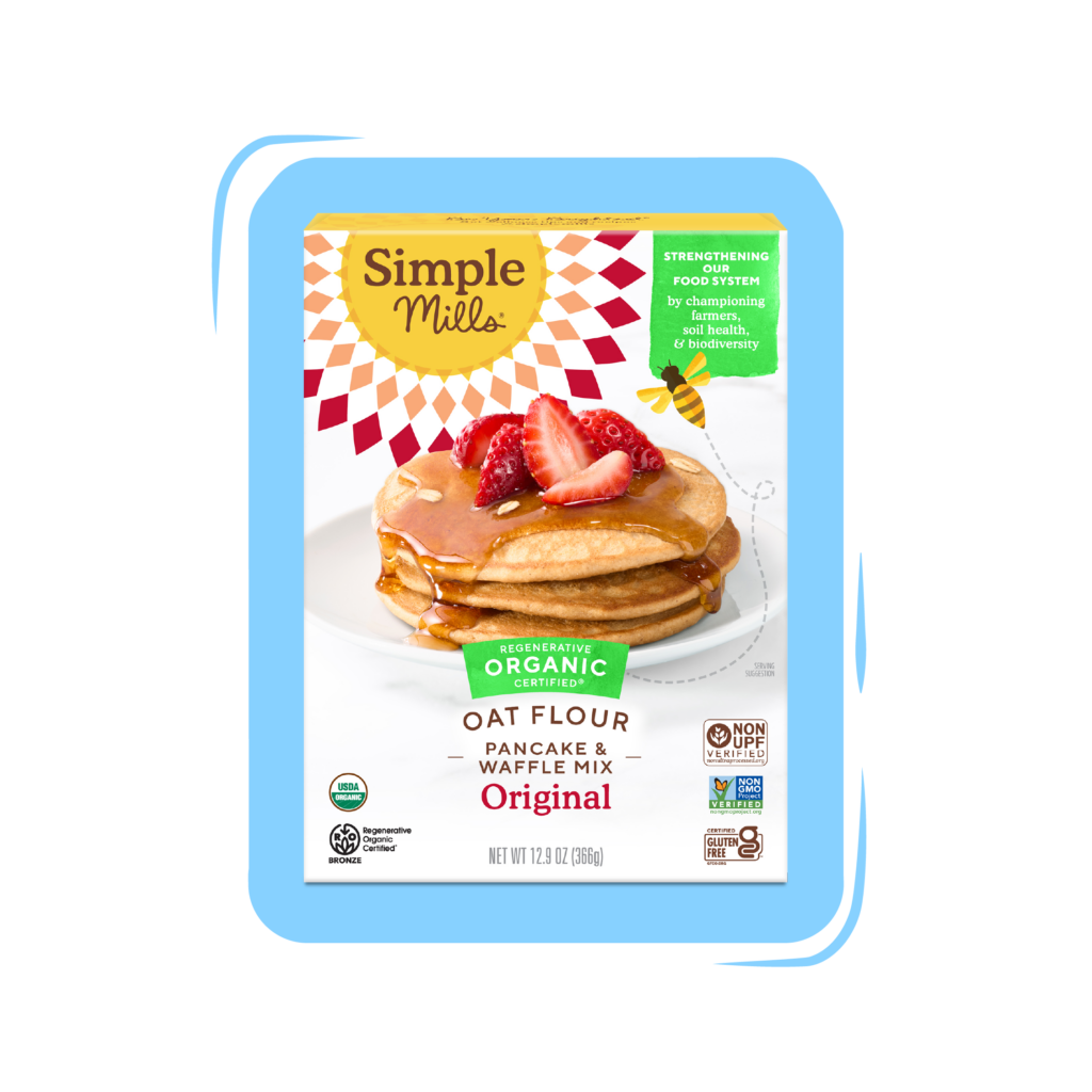 Box of Simple Mills Oat Flour Pancake & Waffle Mix
